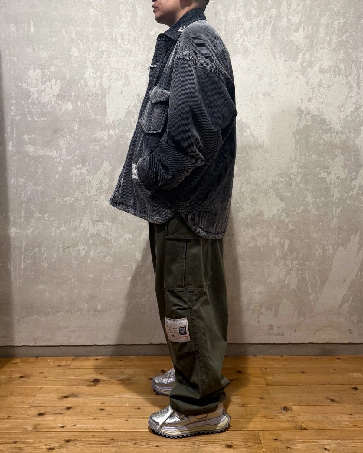 Maison MIHARA YASUHIRO / PUFFE CORDUROY SHIRTJACKET (A15SH035)