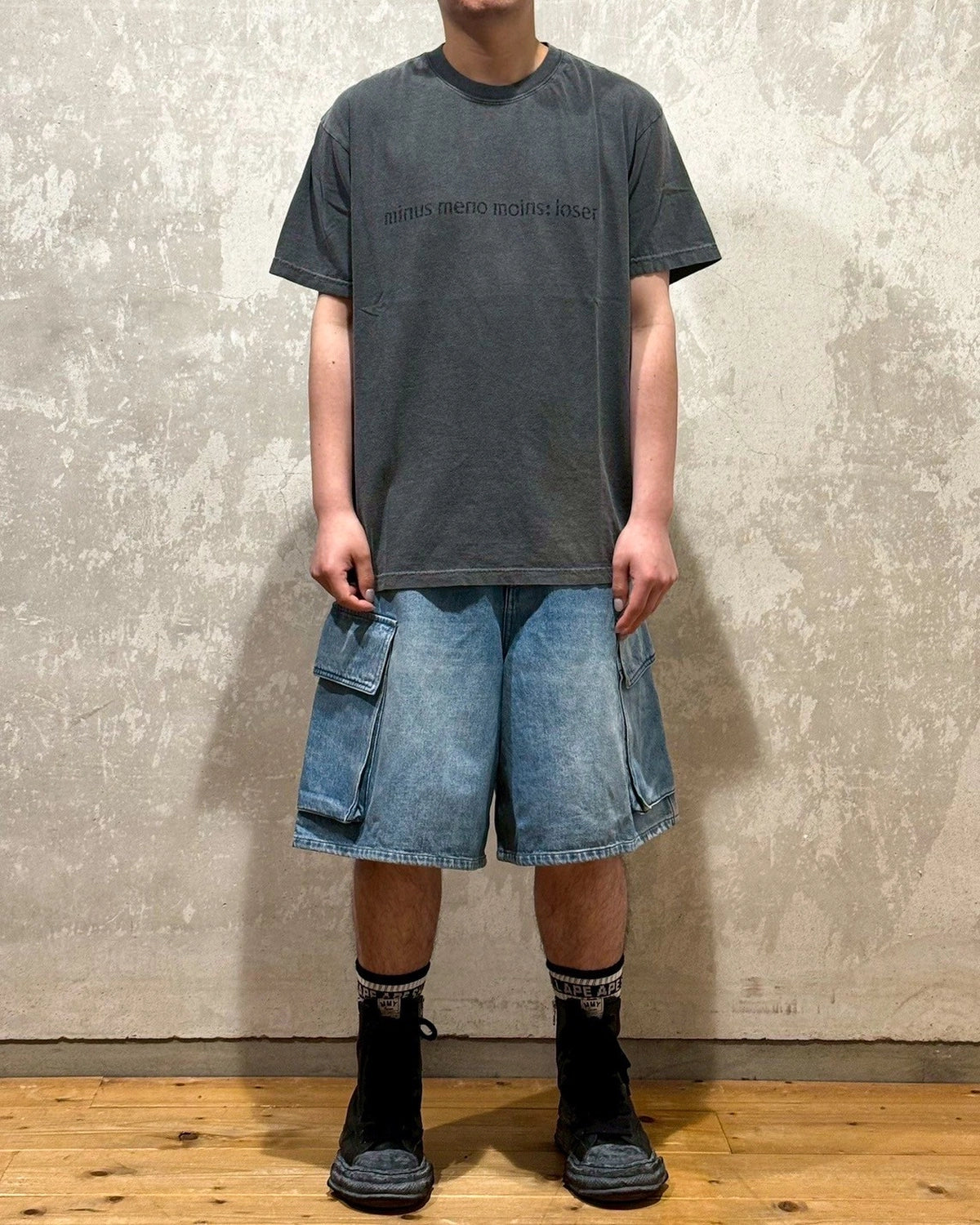 MINUS / Bootleg Tee (LOSER)10YEARS BLACK