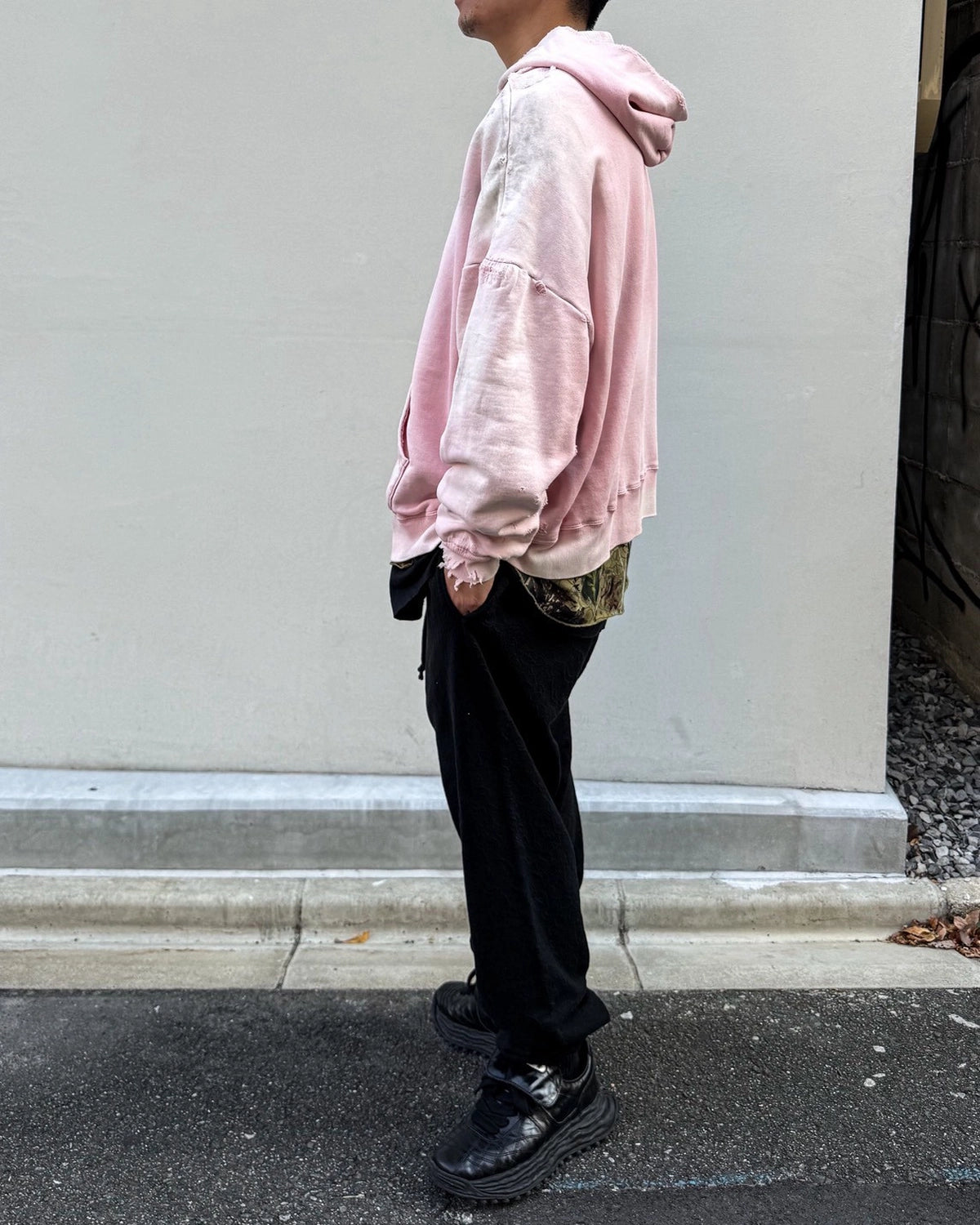 mononoke・made / DOUBLE FC ZIP HOODIE / SAKURA (MT-MK8-0000-012)