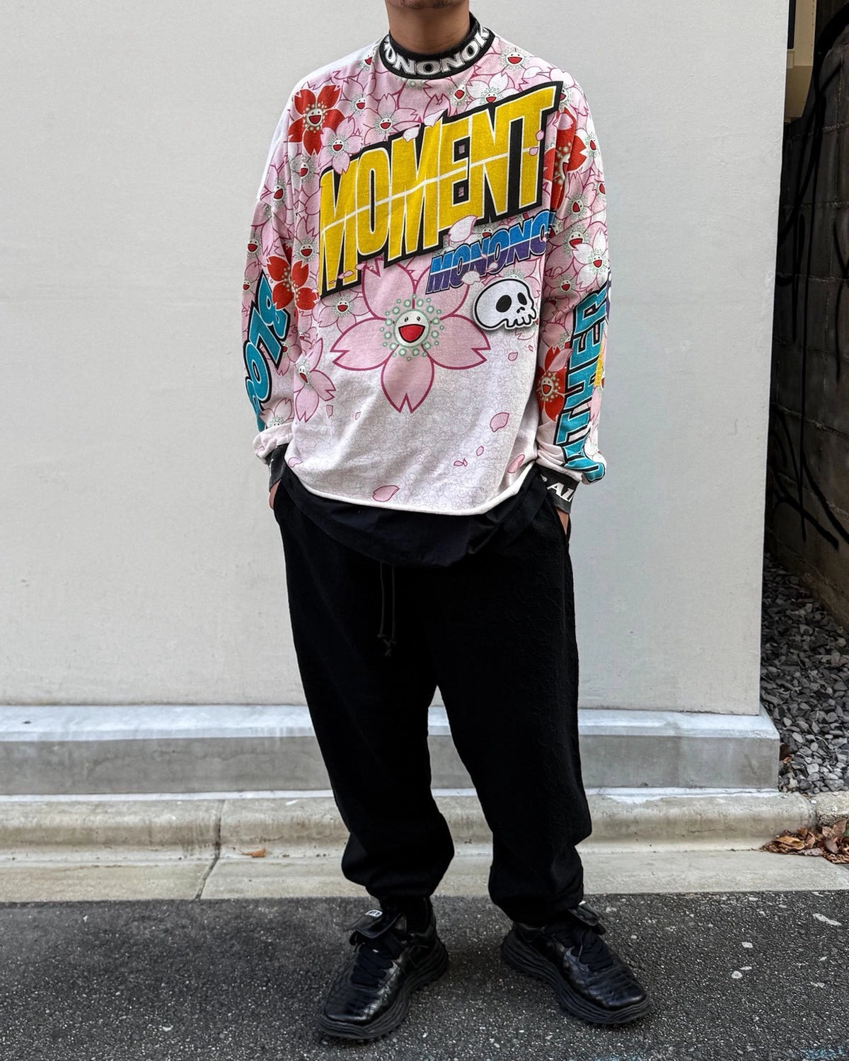 mononoke・made / L/S T-SHIRT WIDE / SAKURA (MT-MK8-0000-009)
