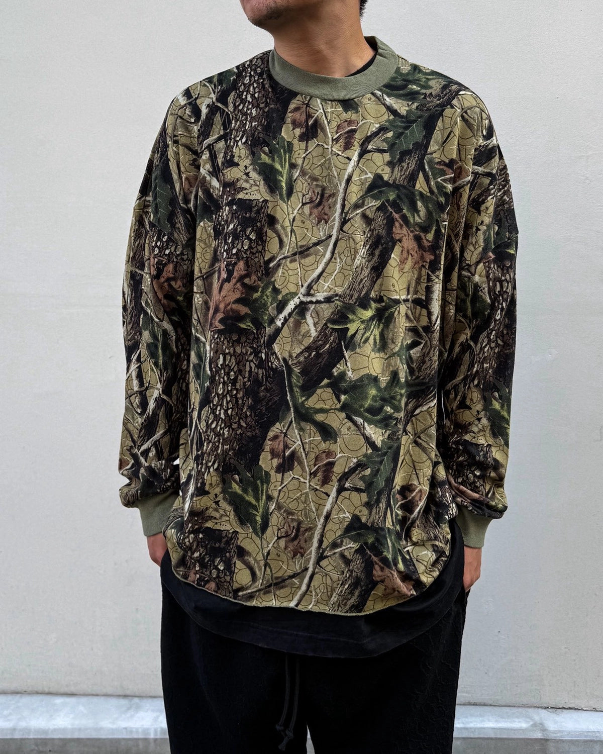 mononoke・made / L/S T-SHIRT WIDE / CAMO (MT-MK8-0000-010)