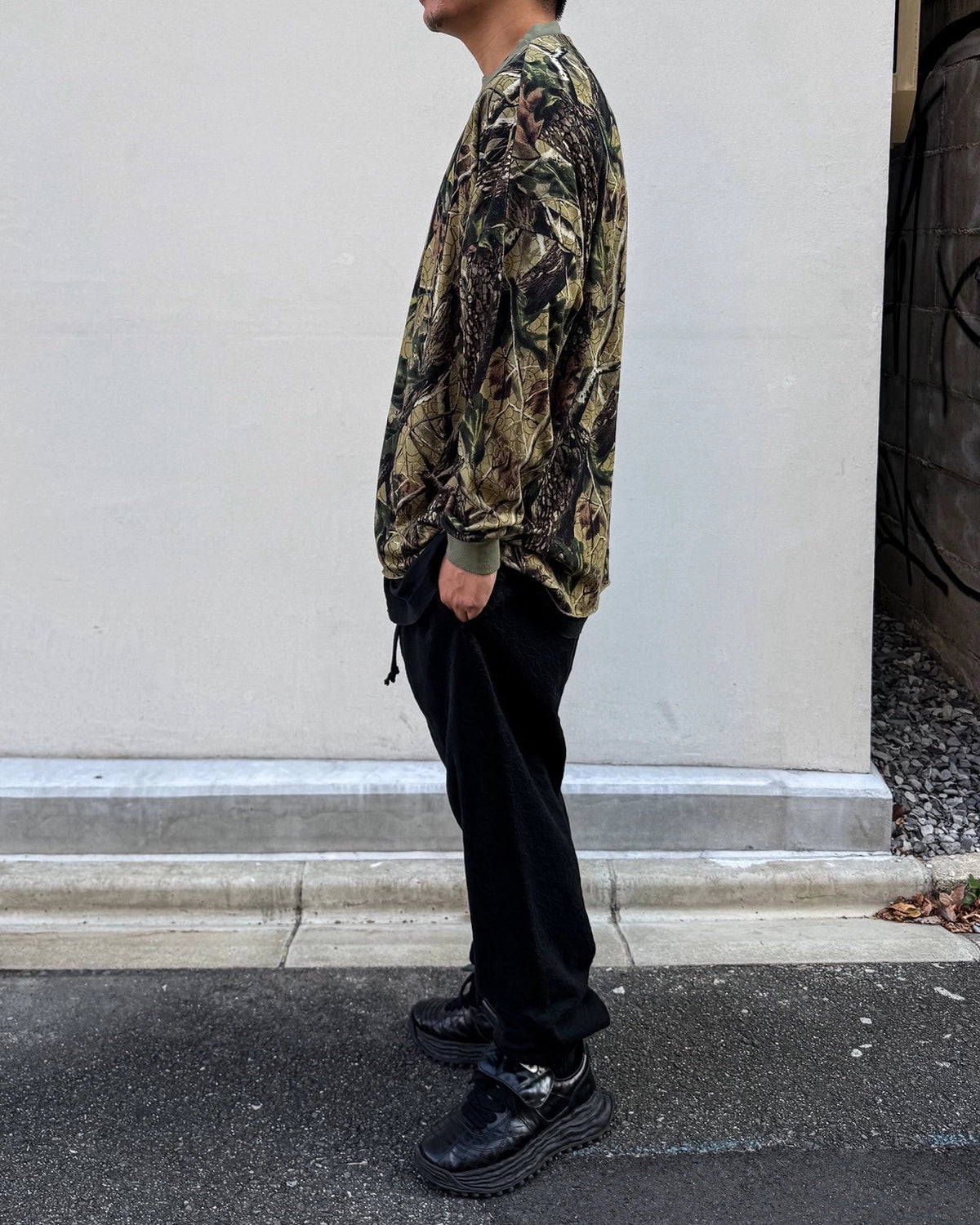 mononoke・made / L/S T-SHIRT WIDE / CAMO (MT-MK8-0000-010)