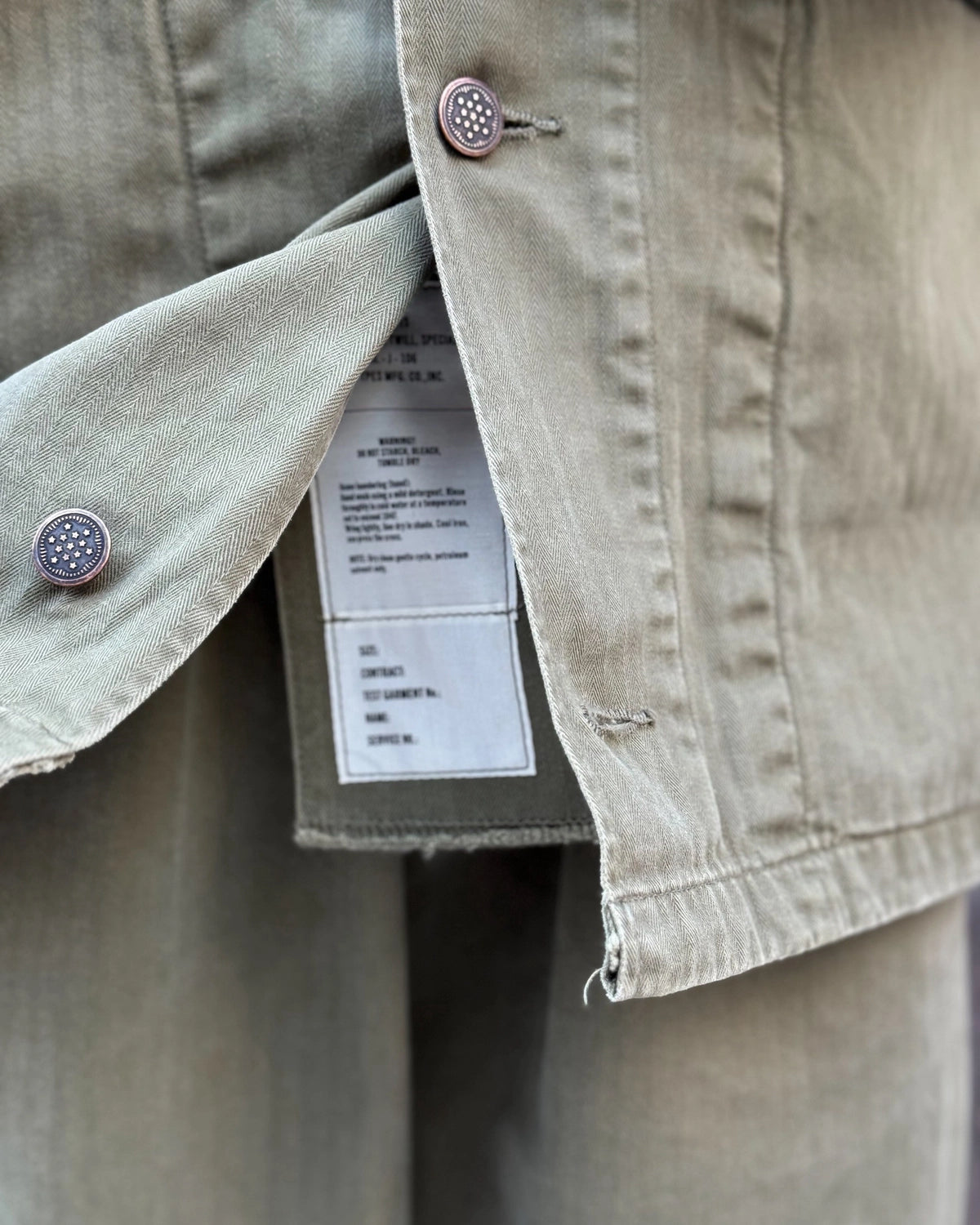N.HOOLYWOOD TEST PRODUCT EXCHANGE SERVICE / HERRINGBONE TWILL JACKET (9262-BL06-008)