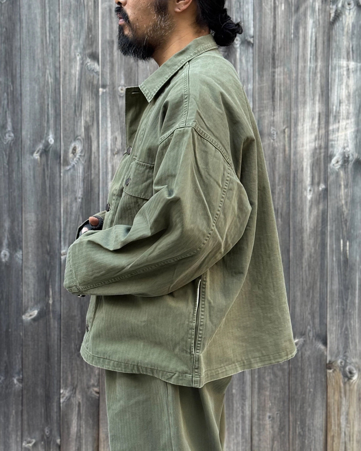 N.HOOLYWOOD TEST PRODUCT EXCHANGE SERVICE / HERRINGBONE TWILL JACKET (9262-BL06-008)