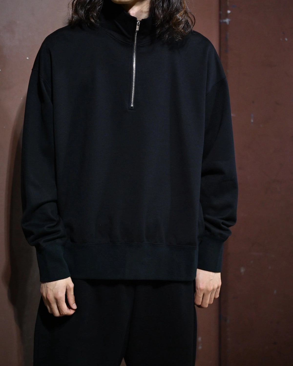 N.HOOLYWOOD COMPILE / HALF ZIP SWEATSHIRT (2262-CS07-021)