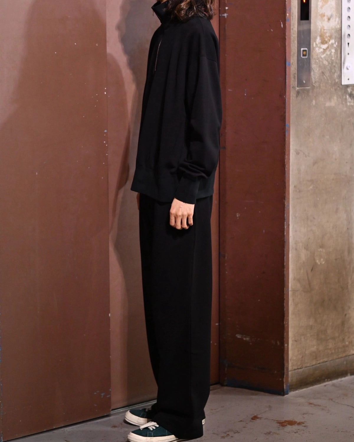 N.HOOLYWOOD COMPILE / HALF ZIP SWEATSHIRT (2262-CS07-021)