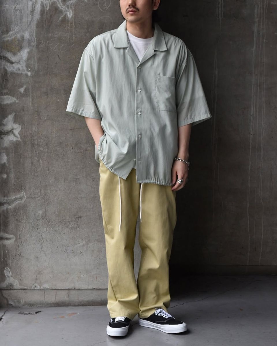 nanamica / Open Collar S/S Shirt (S25SG019)