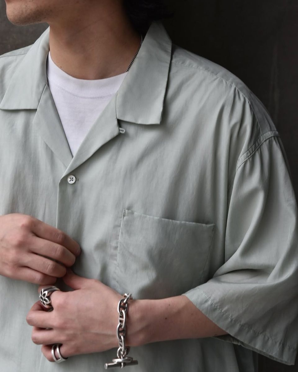 nanamica / Open Collar S/S Shirt (S25SG019)