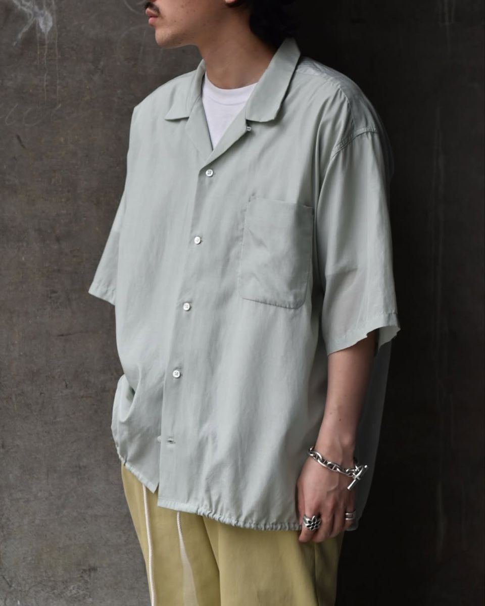 nanamica / Open Collar S/S Shirt (S25SG019)