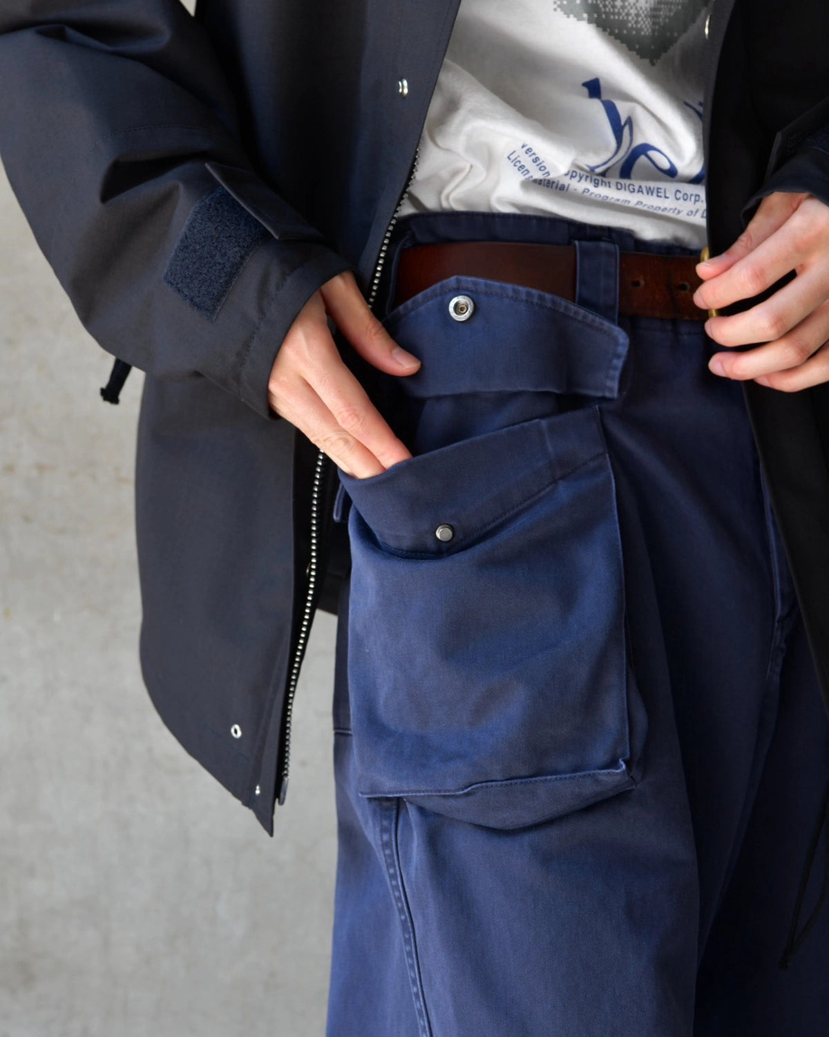 NONNATIVE / TROOPER 4P TROUSERS COTTON BACK SATIN VW (NN-P4911)