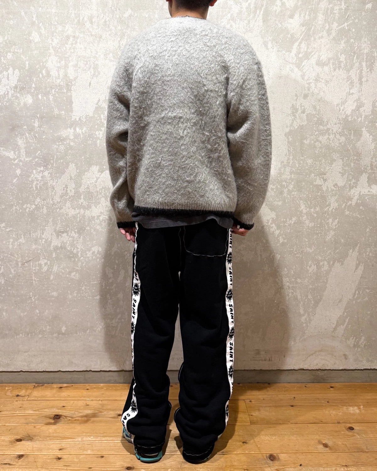 ©︎SAINT Mxxxxxx / KNIT CARDIGAN -TRIM (SM-HR1-0000-072)