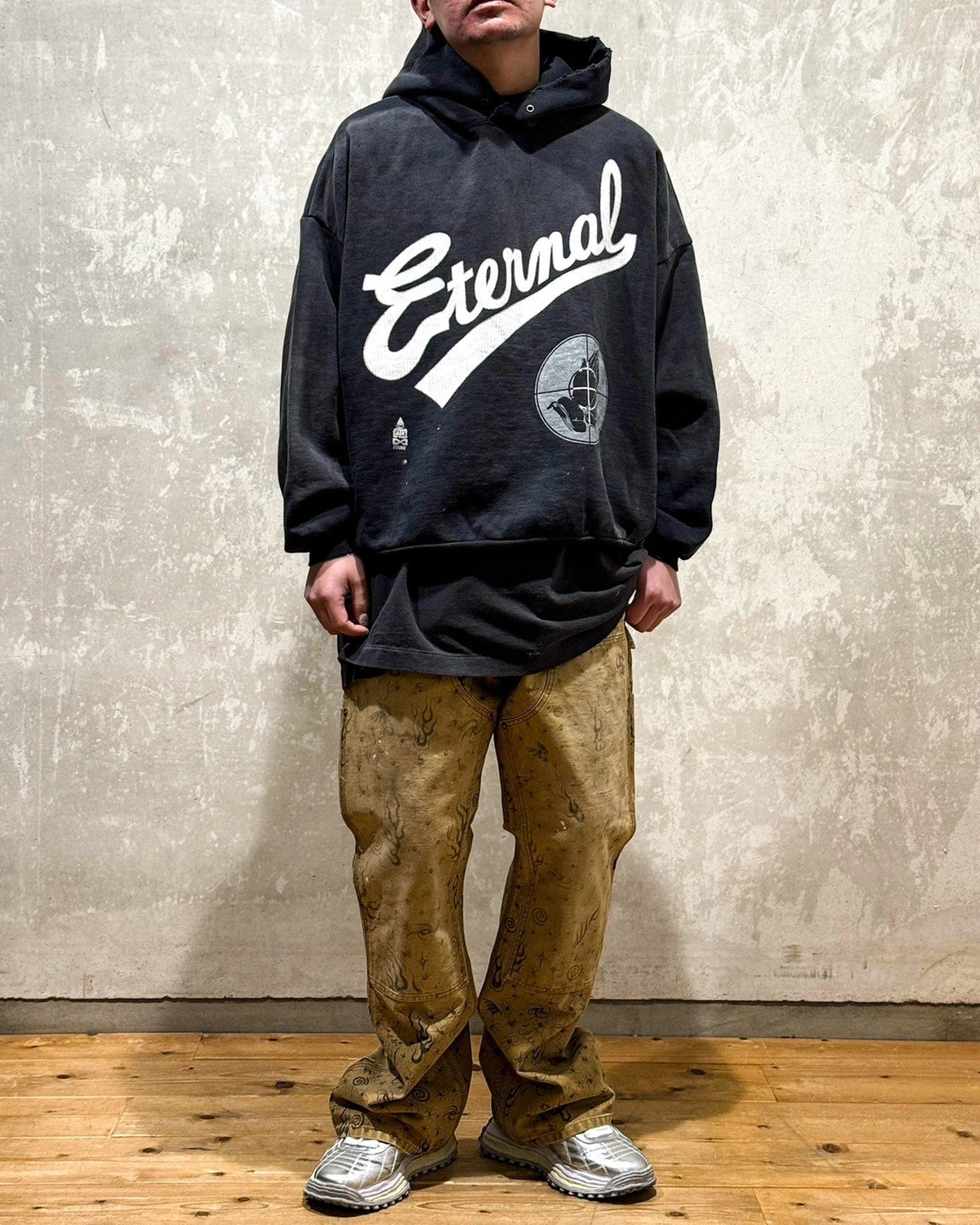 ©︎SAINT Mxxxxxx × FEAR OF GOD / FG_HOODIE - SNT OF GOD (SM-HR8-0000-C03)