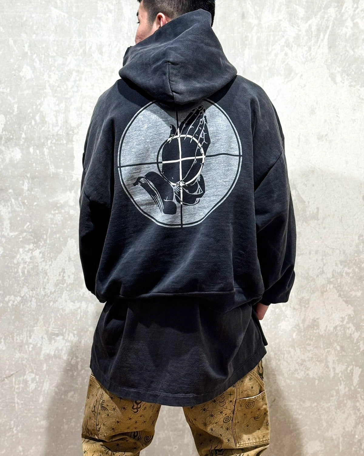 ©︎SAINT Mxxxxxx × FEAR OF GOD / FG_HOODIE - SNT OF GOD (SM-HR8-0000-C03)