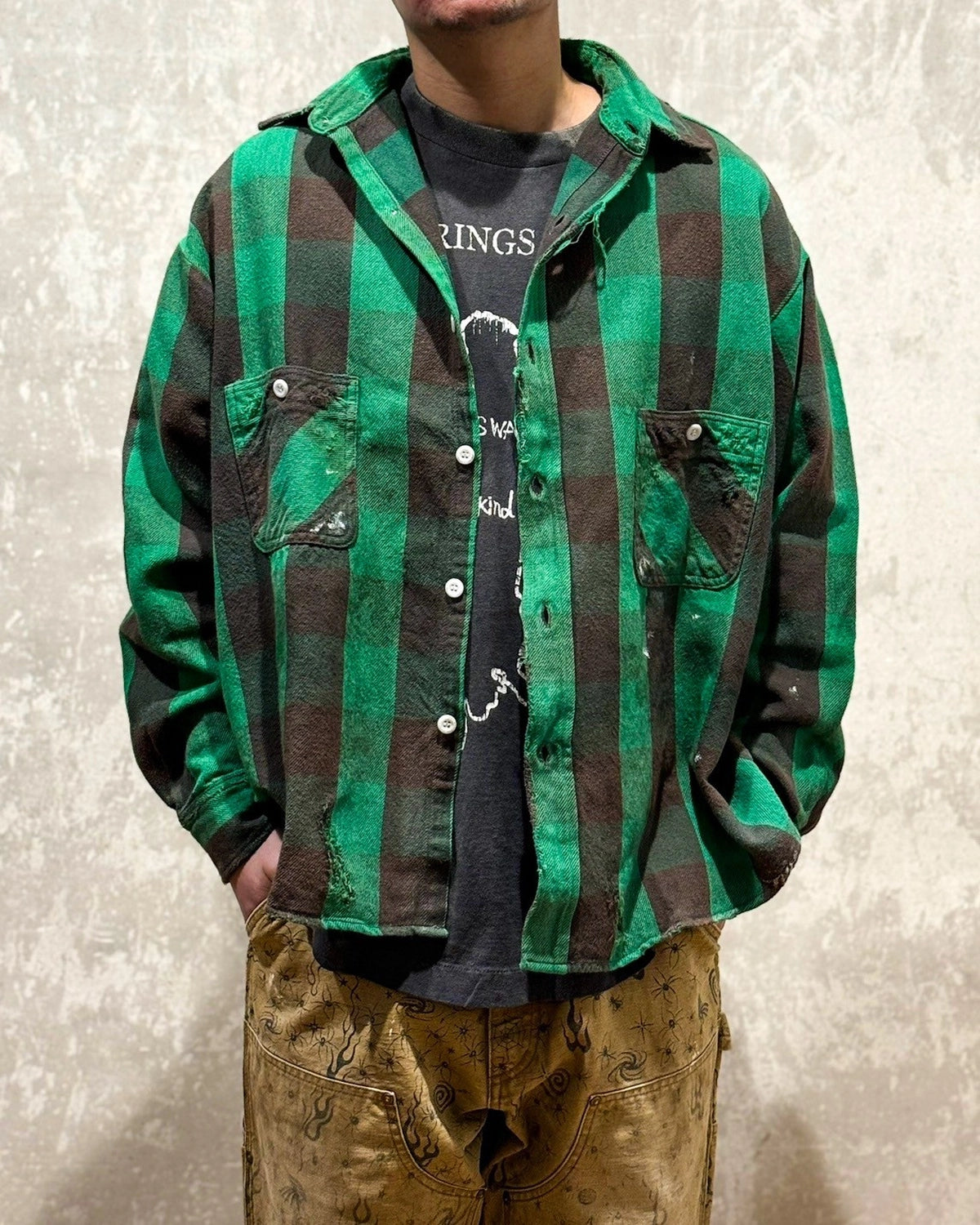 ©︎SAINT Mxxxxxx / FLANNEL SHIRT - CHECK (SM-HR8-0000-041)