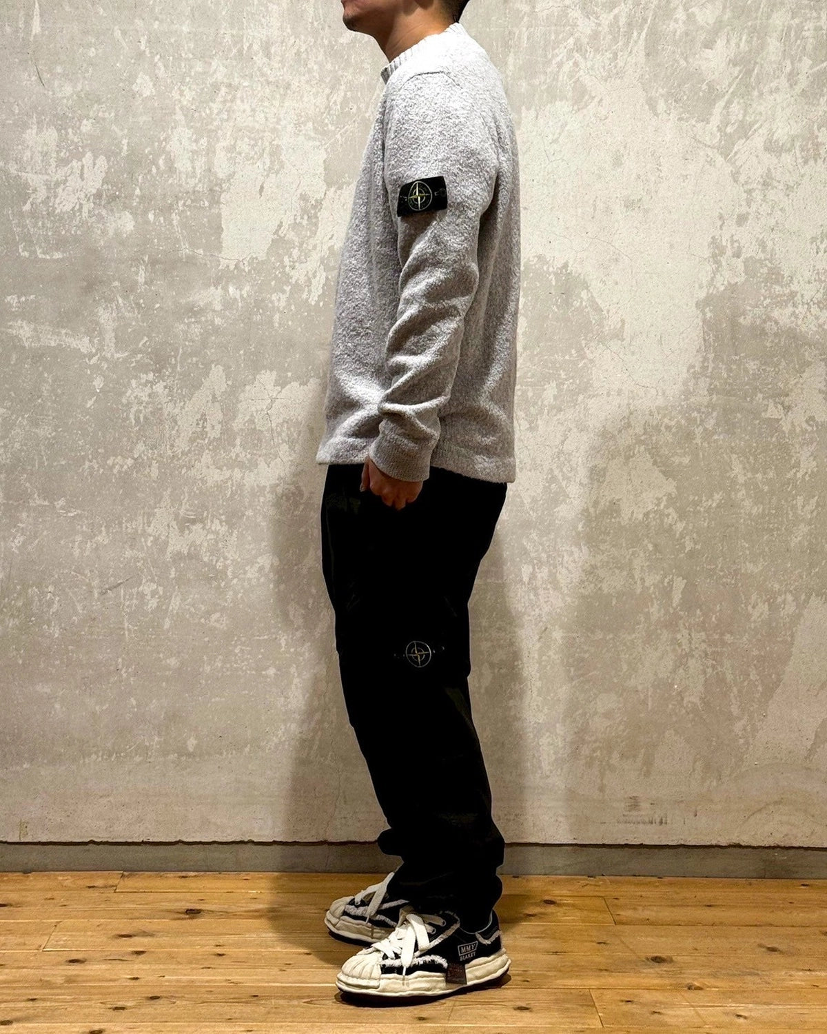 STONE ISLAND / STRETCH ORGANIC BROKEN TWILL COTTON 'OLD' EFFECT (K2S153100036)