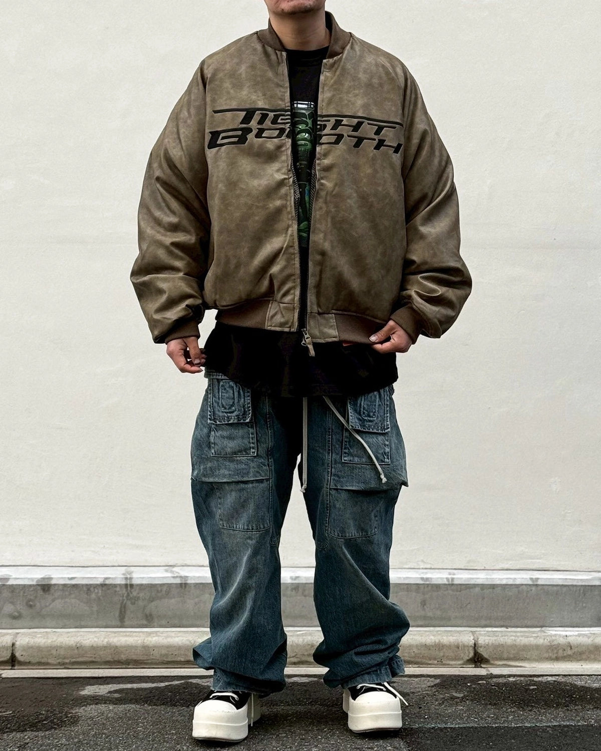 TIGHTBOOTH x SEEDA / ADRENALINE LEATHER DOWN JKT (FW25-RC01)