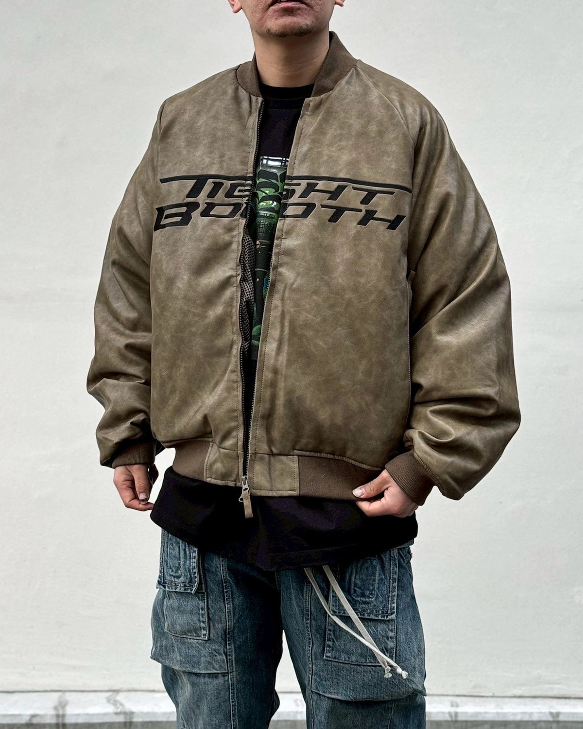 TIGHTBOOTH x SEEDA / ADRENALINE LEATHER DOWN JKT (FW25-RC01)