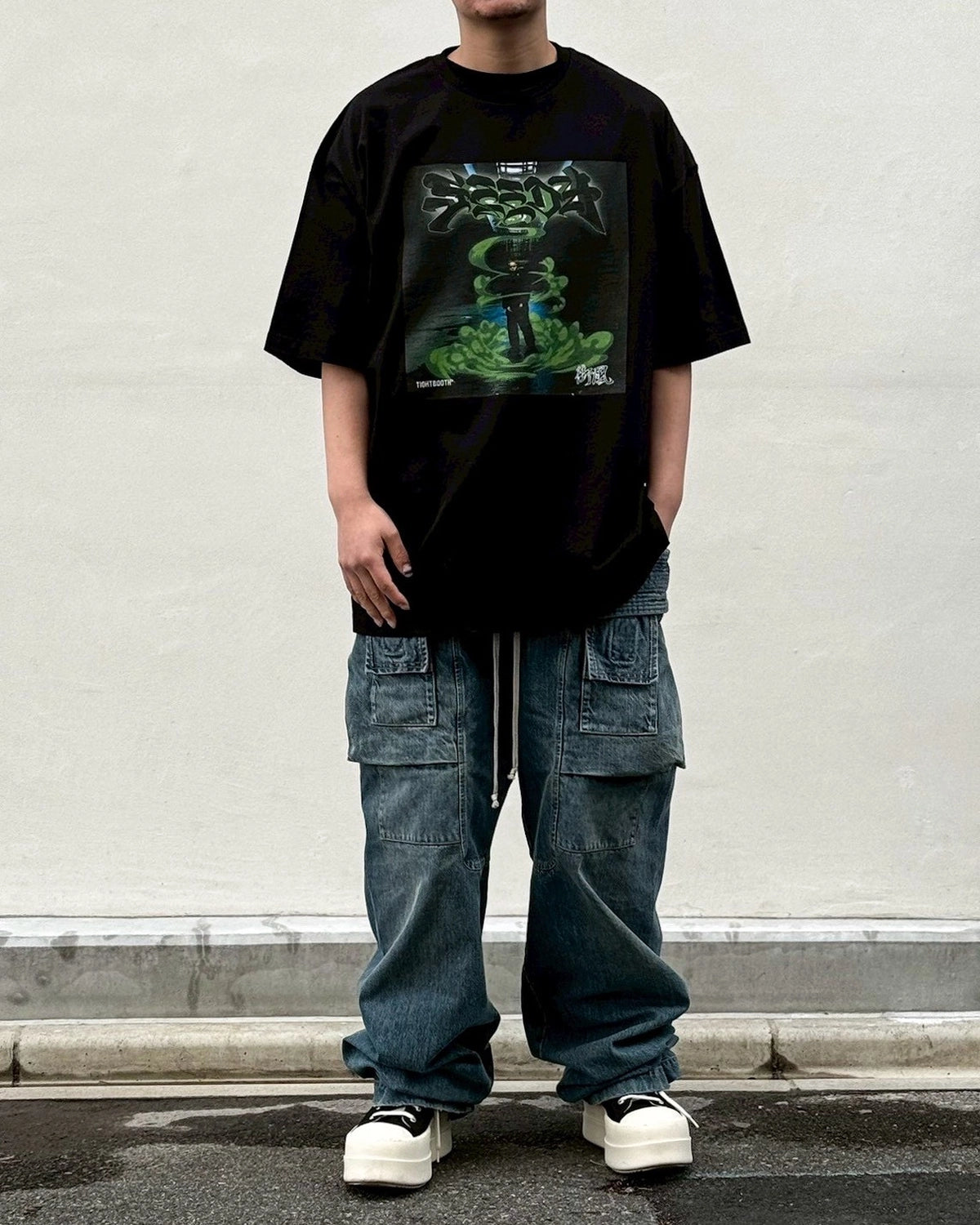 TIGHTBOOTH x SEEDA / MACHIKAZE T-SHIRT (FW25-RC03)