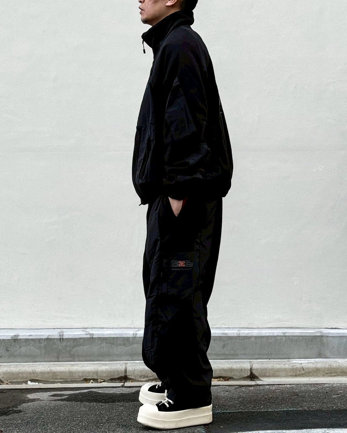 TIGHTBOOTH × 紅桜 / NYLON PANEL FLEECE BALLOON PANTS (20TH-B01)