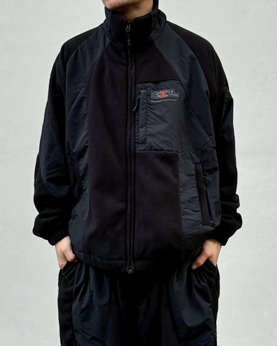 TIGHTBOOTH × 紅桜 / NYLON PANEL FLEECE JKT (20TH-JK02)