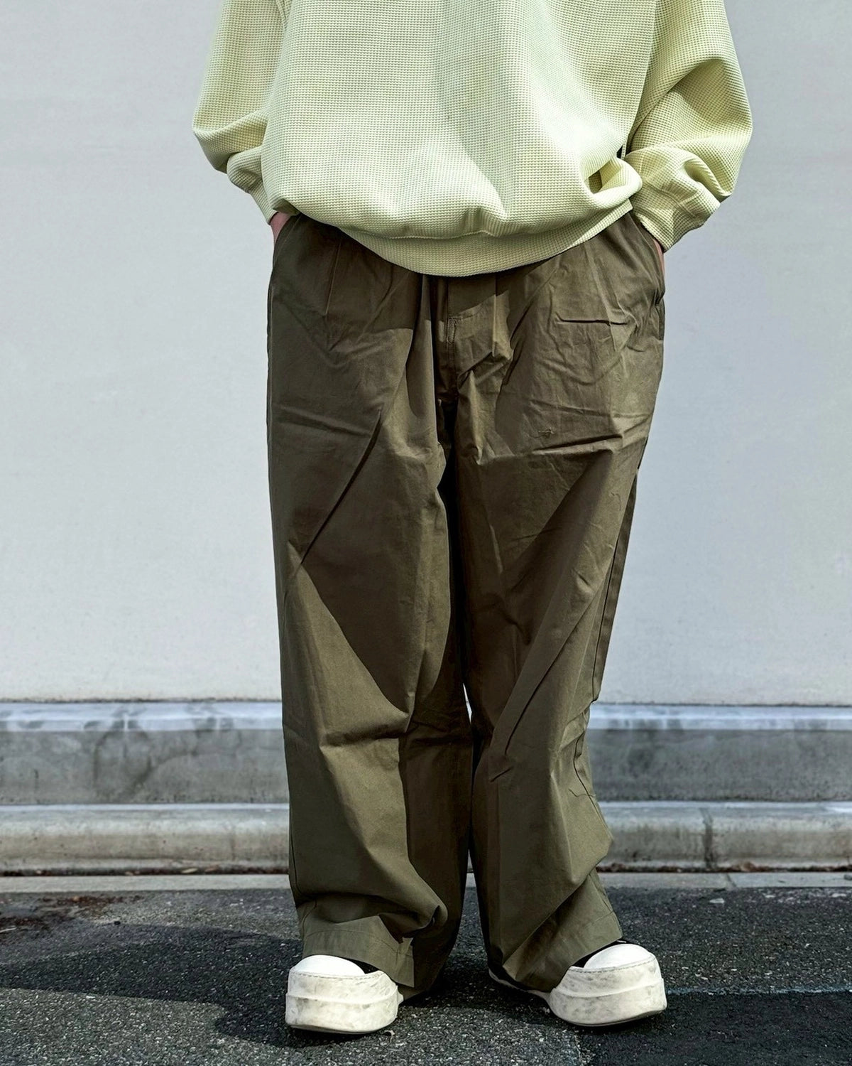 TIGHTBOOTH / BAGGY PIPE PANTS (SS26-B09)