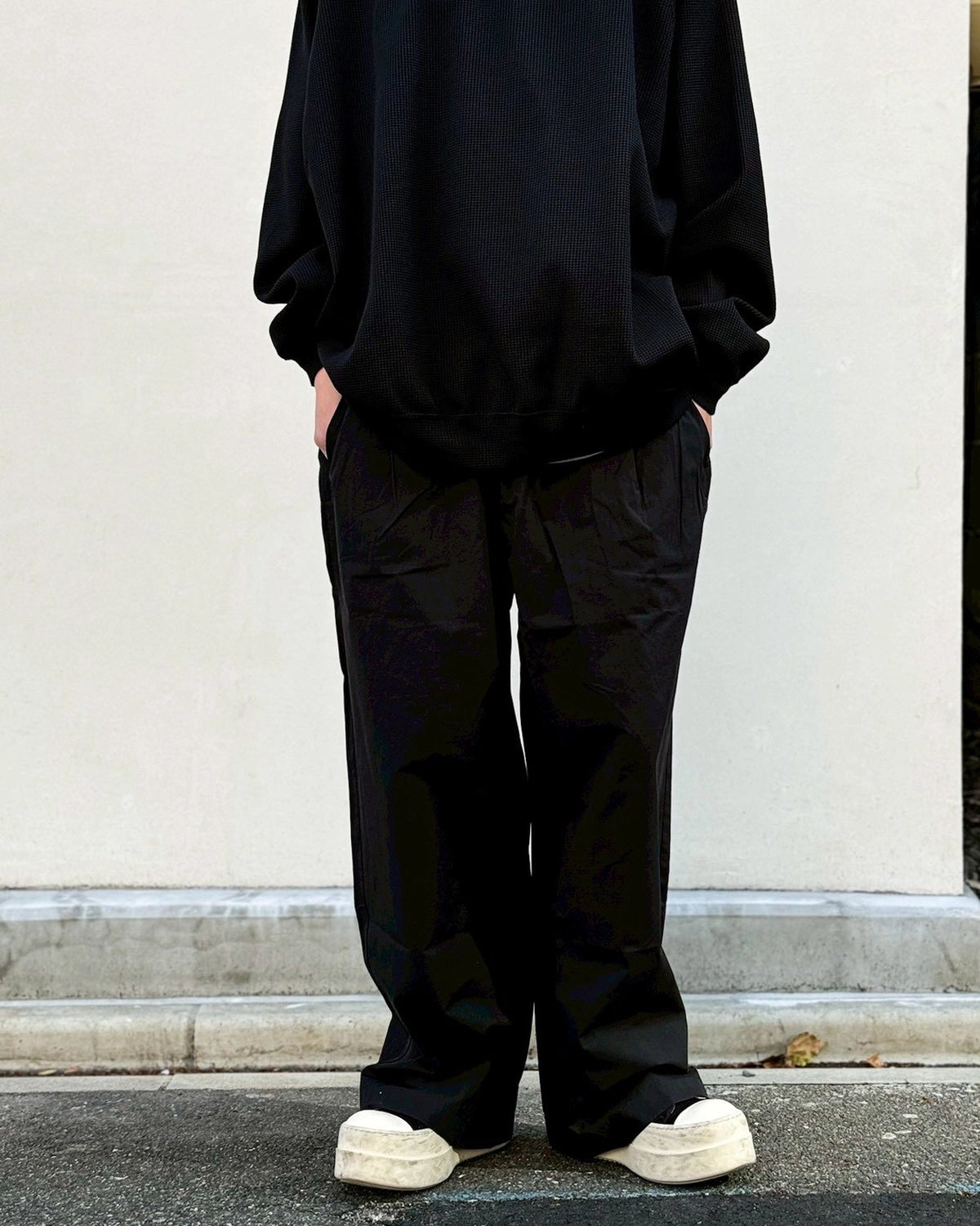 TIGHTBOOTH / BAGGY PIPE PANTS (SS26-B09)
