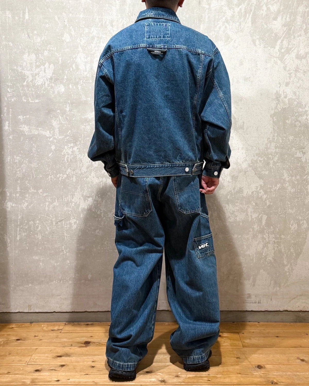 VETEMENTS / HIP-HOP DENIM JACKET (UH76DJ250VB)