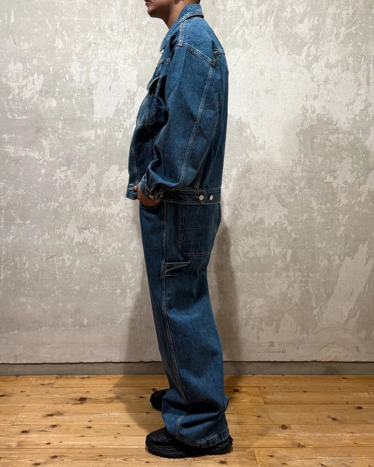 VETEMENTS / HIP-HOP DENIM JACKET (UH76DJ250VB)