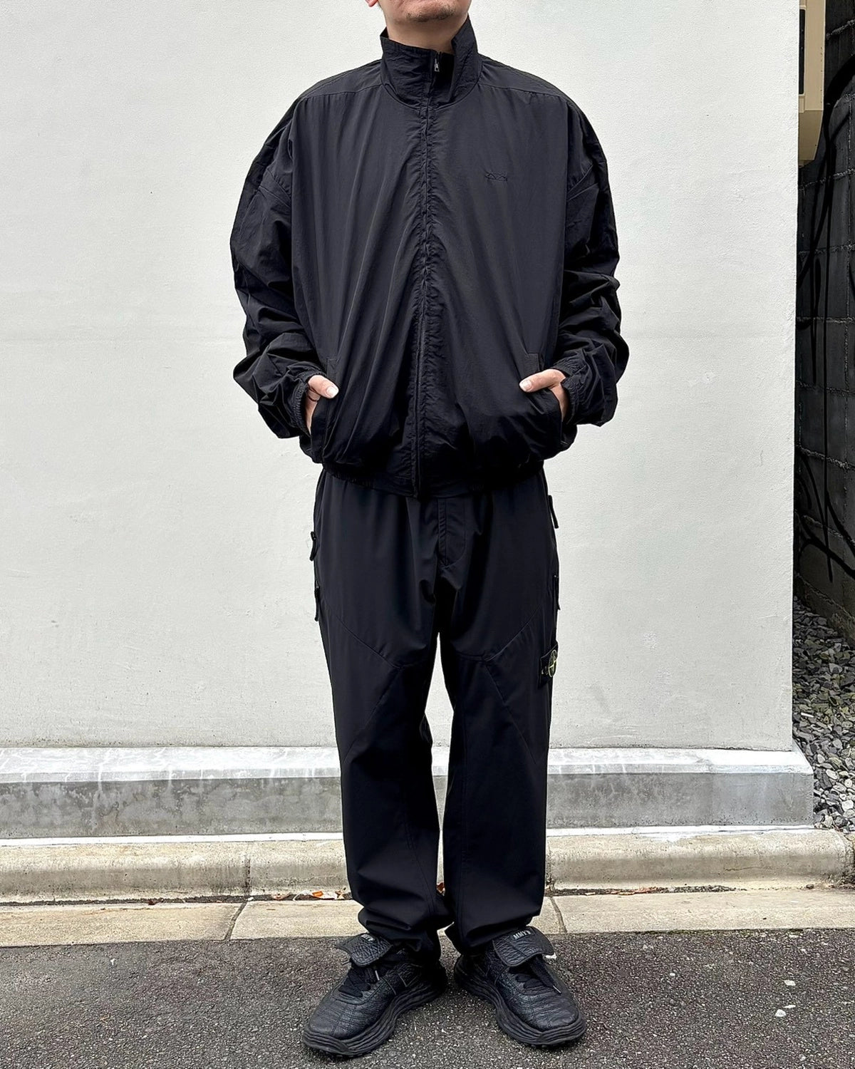 VETEMENTS / CUT-UP TRACKSUIT JACKET (MH27TJ111B)