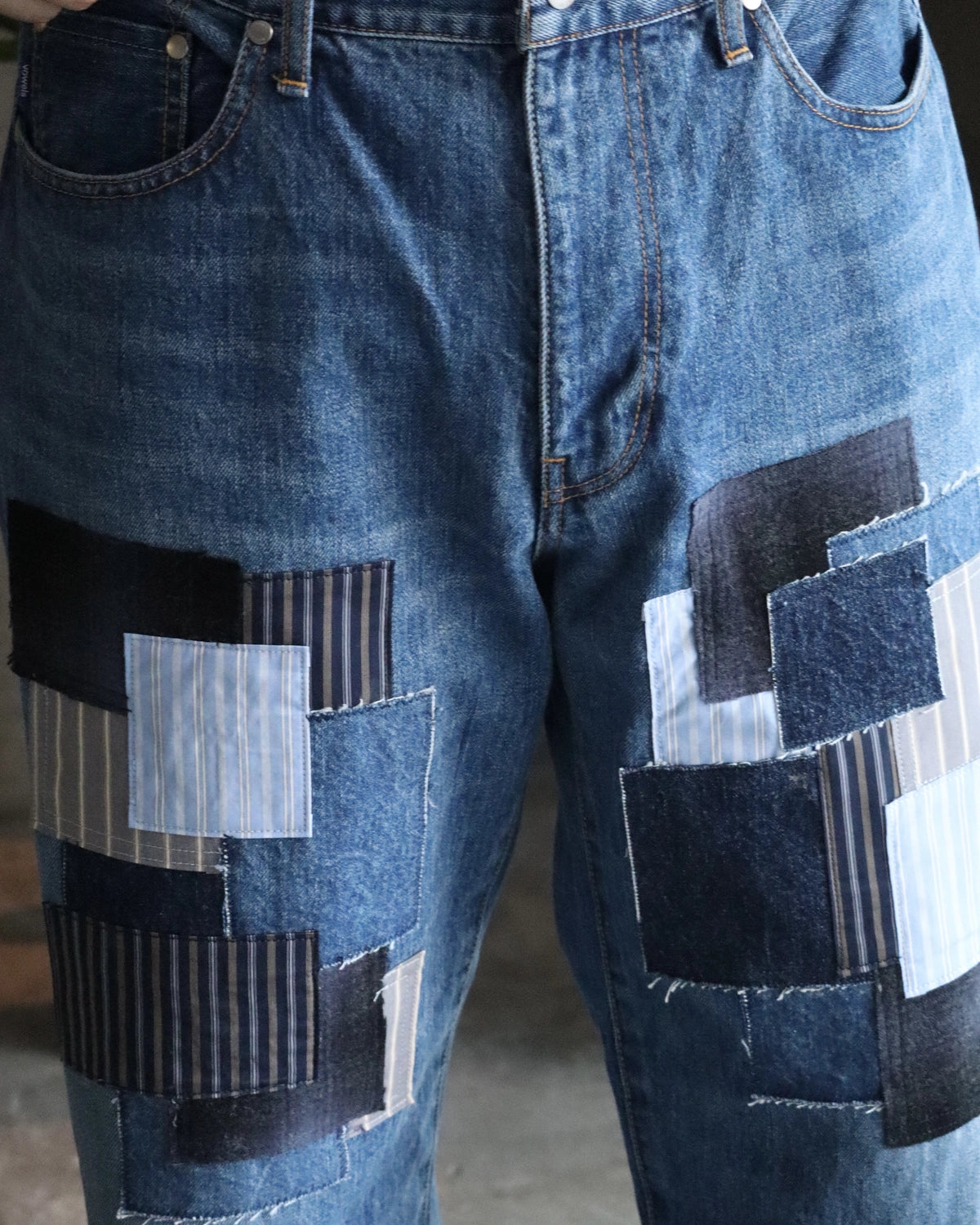 vowels / Baggy Denim (V-26AW-PT041-102)
