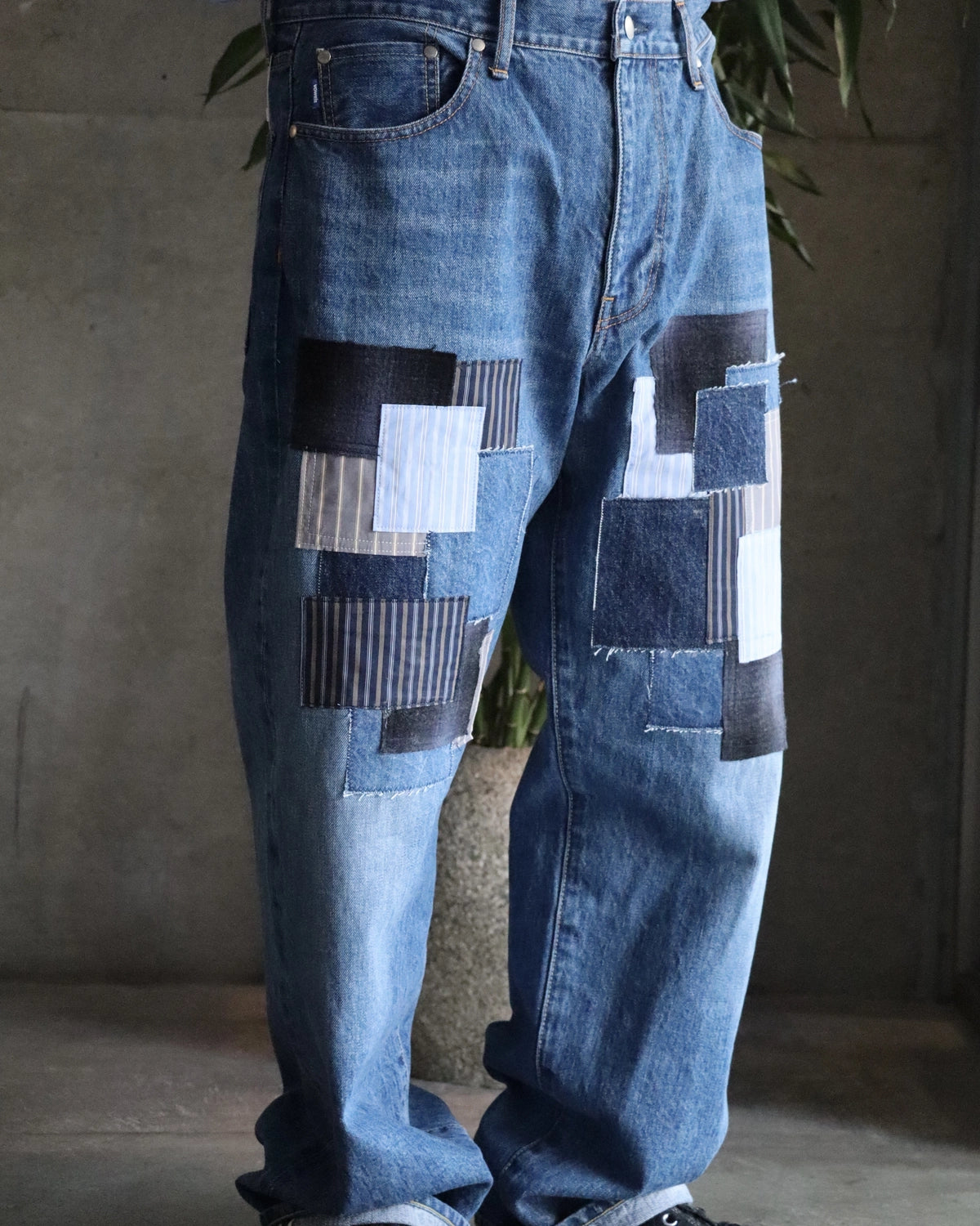 vowels / Baggy Denim (V-26AW-PT041-102)