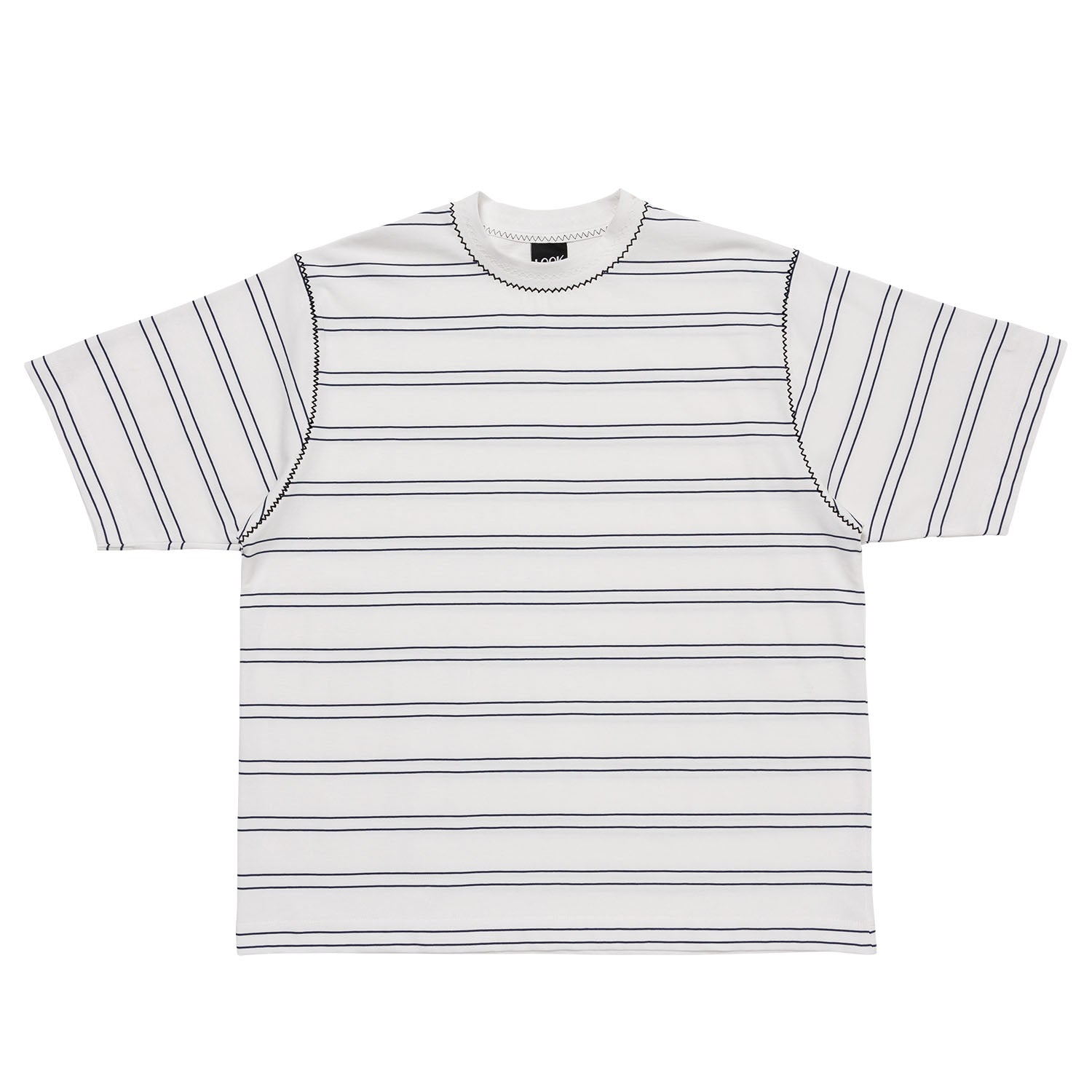 LQQK STUDIO の BORDER STITCH TEE (LQS25BD09)