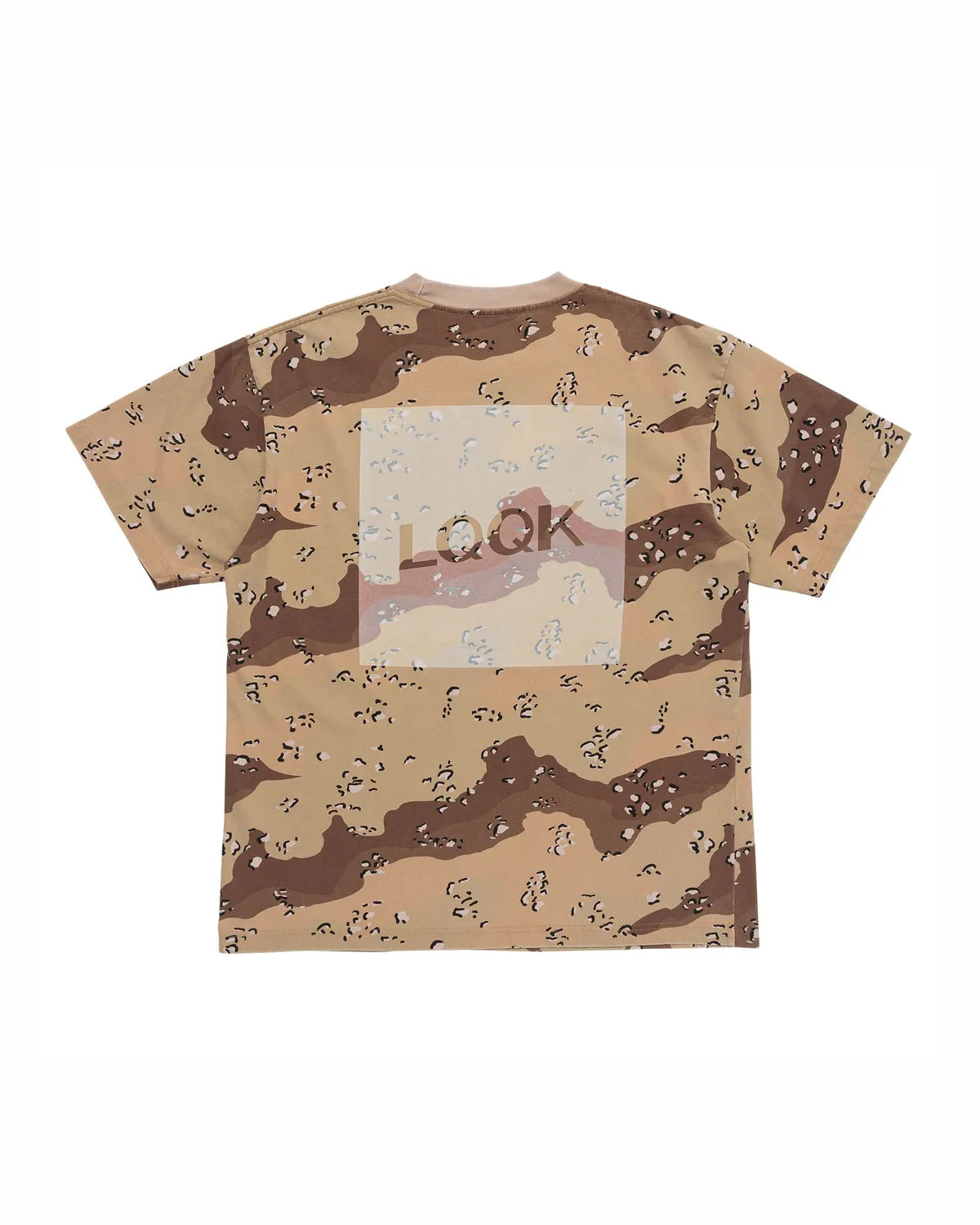 LQQK STUDIO の CAMO BOX LOGO TEE (LQA26ST15)
