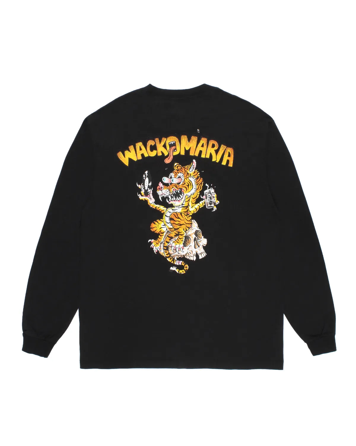 WACKO MARIA × TIM LEHI / WASHED HEAVY WEIGHT CREW NECK LONG SLEEVE T-SHIRT -TYPE-1- (26SS-WMT-LT01)
