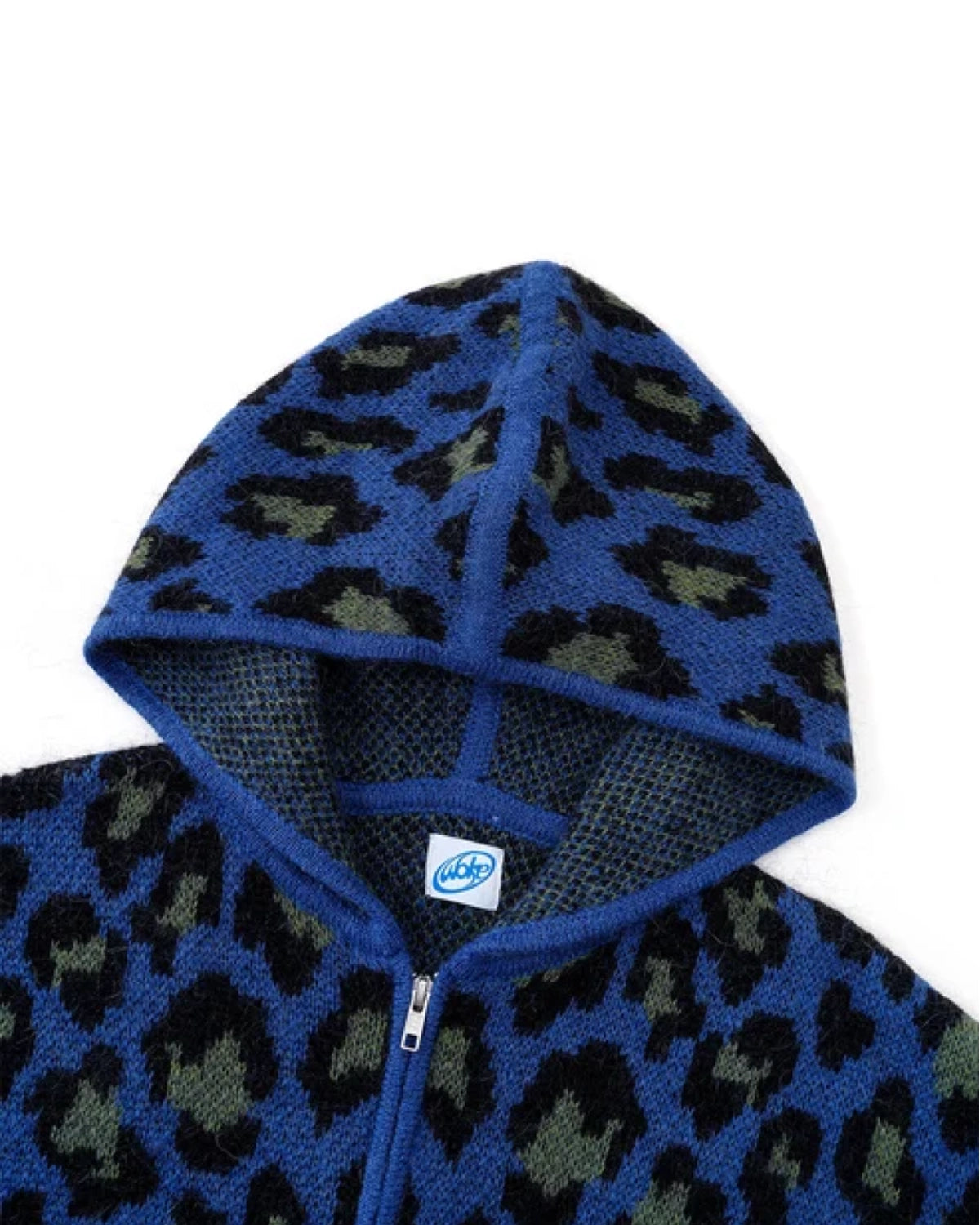WOKE EDGE / Leoparad Mohair Zip Knit (2621-15913-0053004)