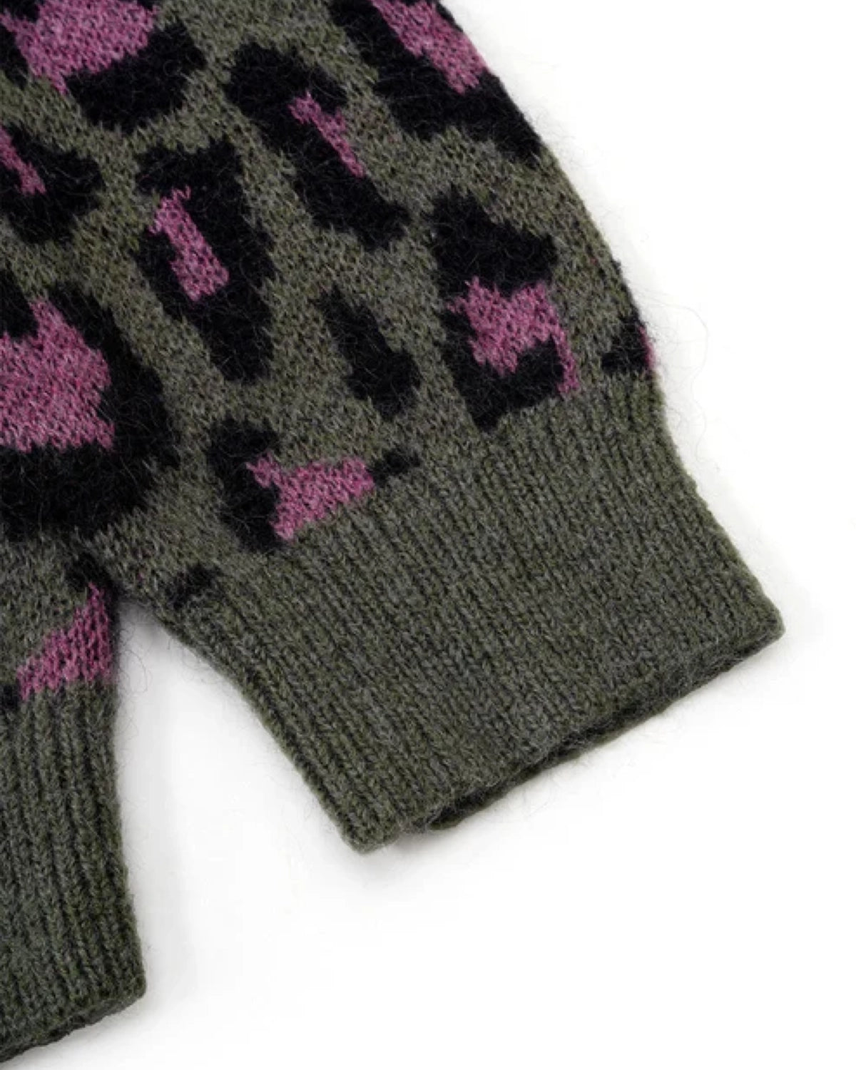 WOKE EDGE / Leoparad Mohair Zip Knit (2621-15913-0053004)