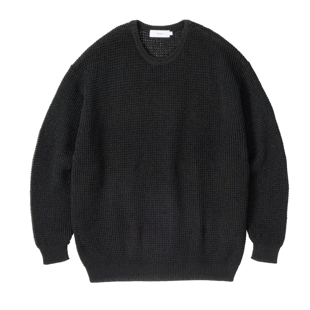 Graphpaper / Linen SOLOTEX Knit Crew Neck