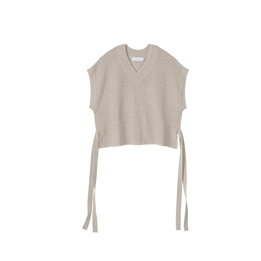 Graphpaper の Linen SOLOTEX Knit Vest