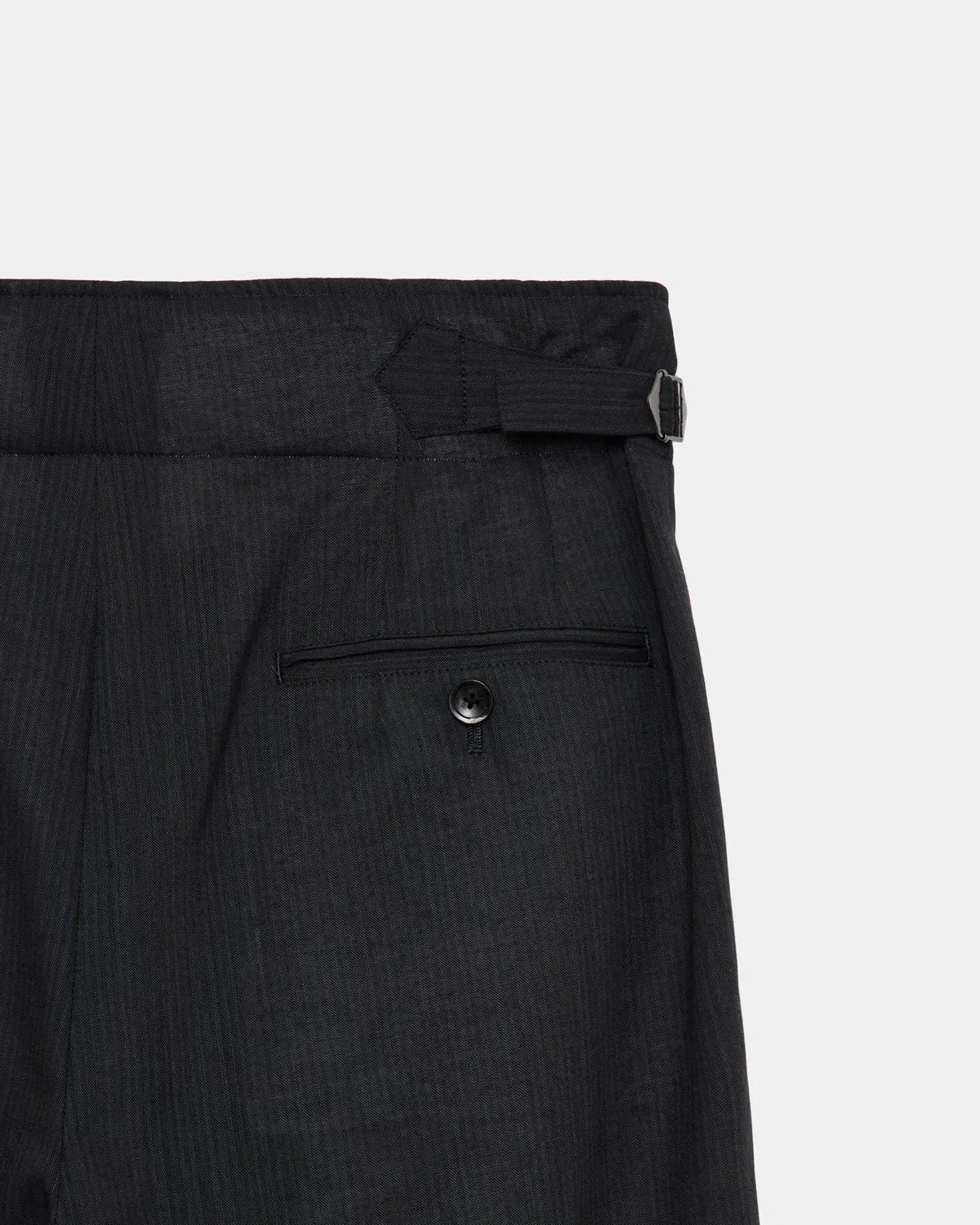 marka / Wool High Twist Tropical / Two Tuck Military Trousers (M26B08PT02C)