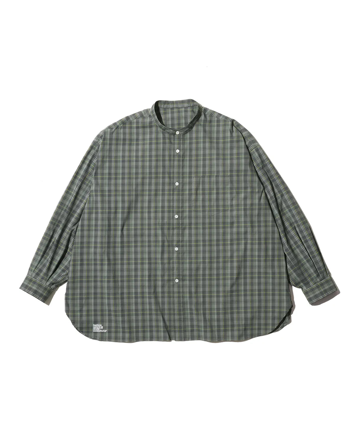 FreshService / MADRAS DRY TECH BAND COLLAR SHIRT (FSC261-50250)