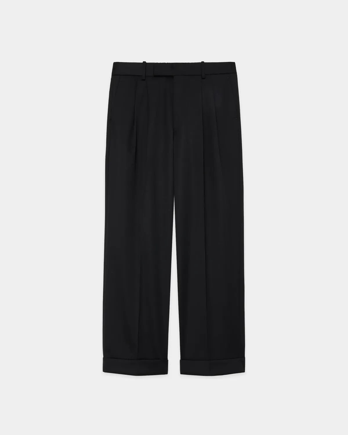 MARKAWARE の Organic Wool 2/80 Gabardine Double Pleated Classic Wide Trousers (A25C01PT01C)