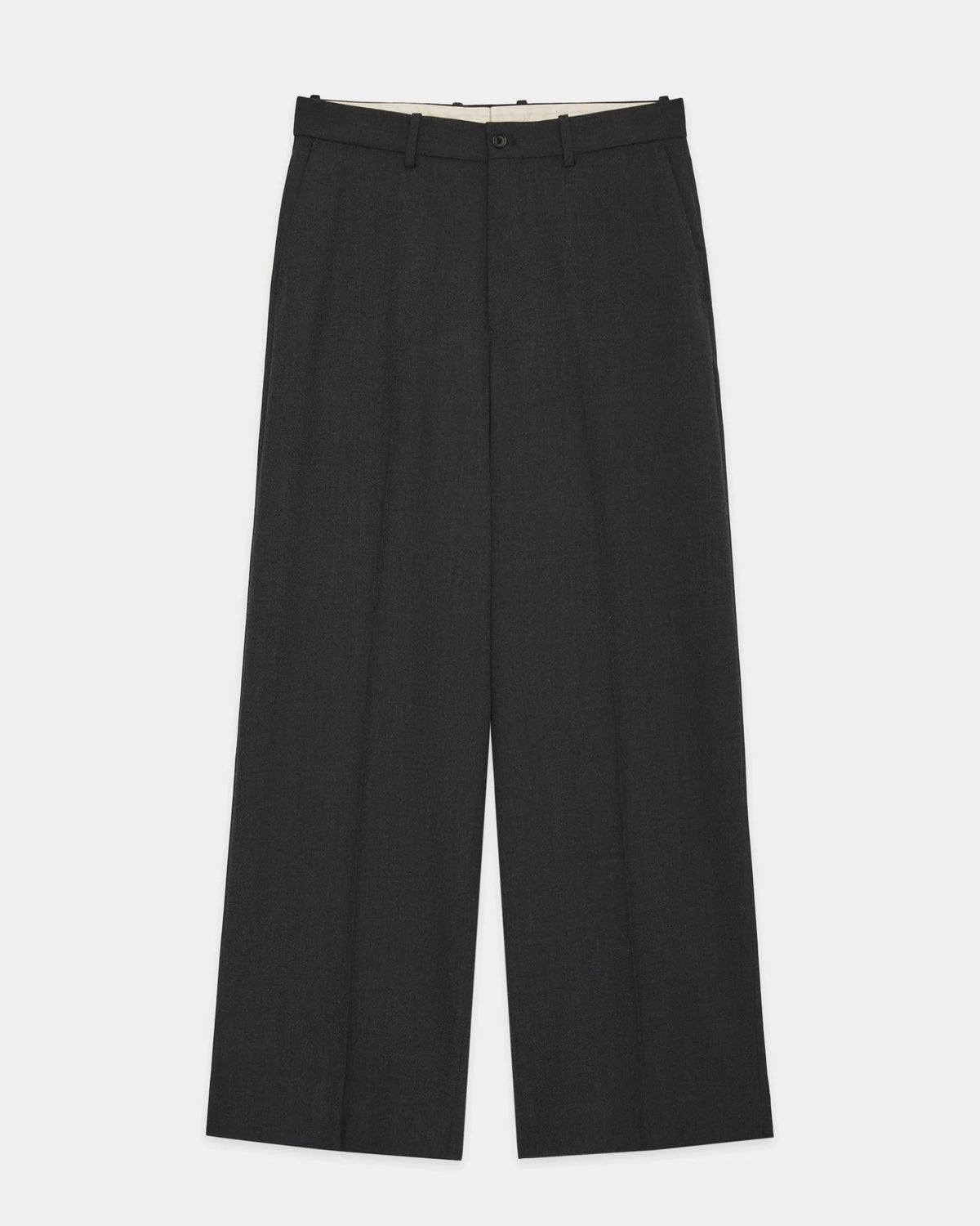 MARKAWARE の Organic Wool Survival Cloth® Flat Front Wide Trousers (A26C07PT03C)