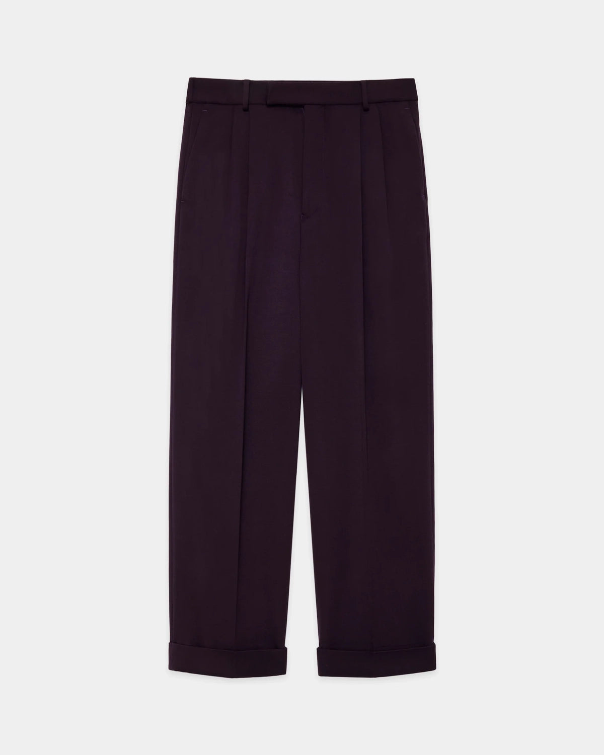 MARKAWARE の Polwarth Tuxedo Cloth Double Pleated Wide Trousers (A25C11PT01C)