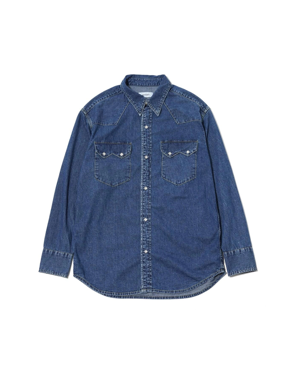 MASSES の DENIM SHIRT H.WASH (1261004013)