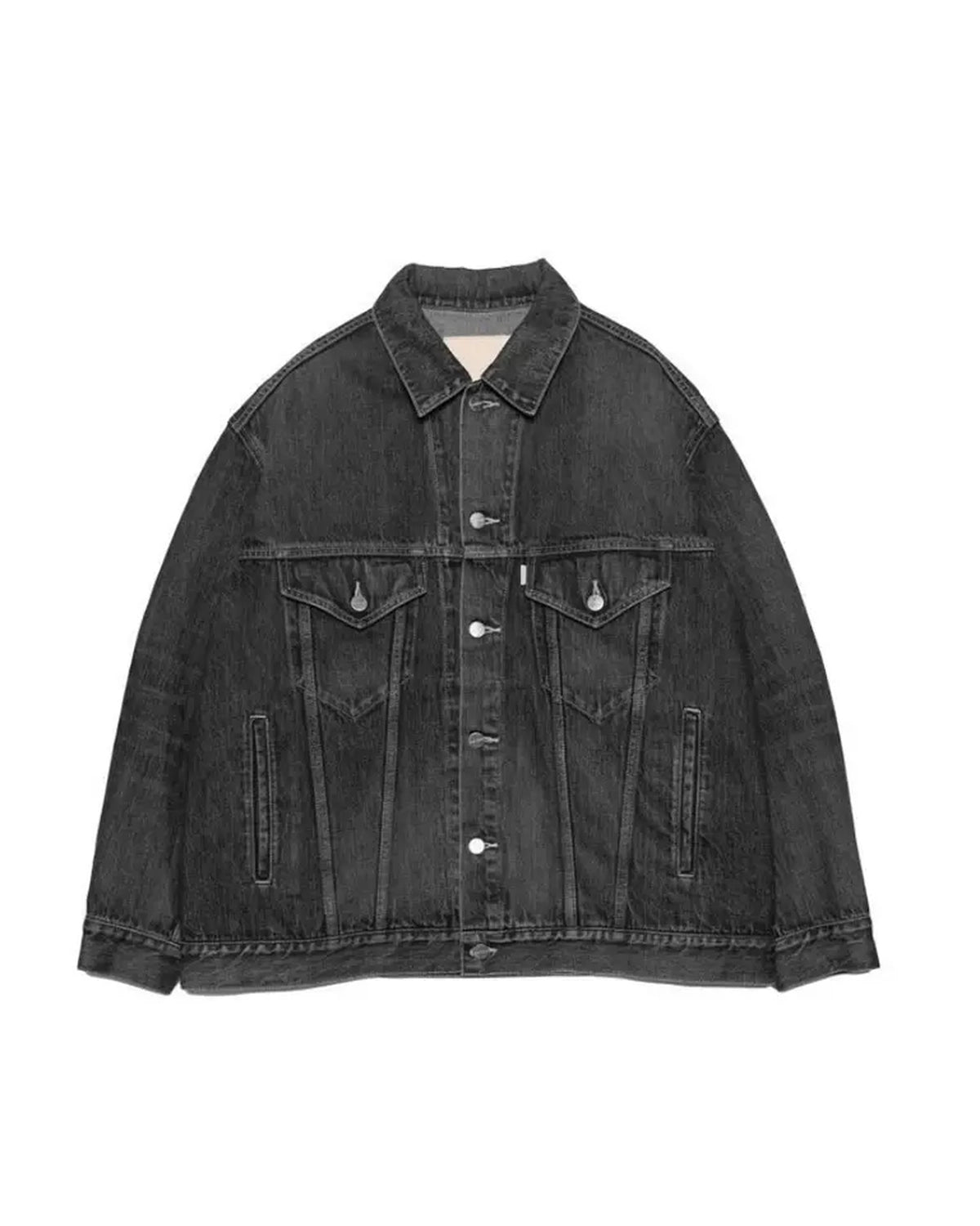 Graphpaper / Selvage Denim Trucker Jacket (GU261-20055DB)