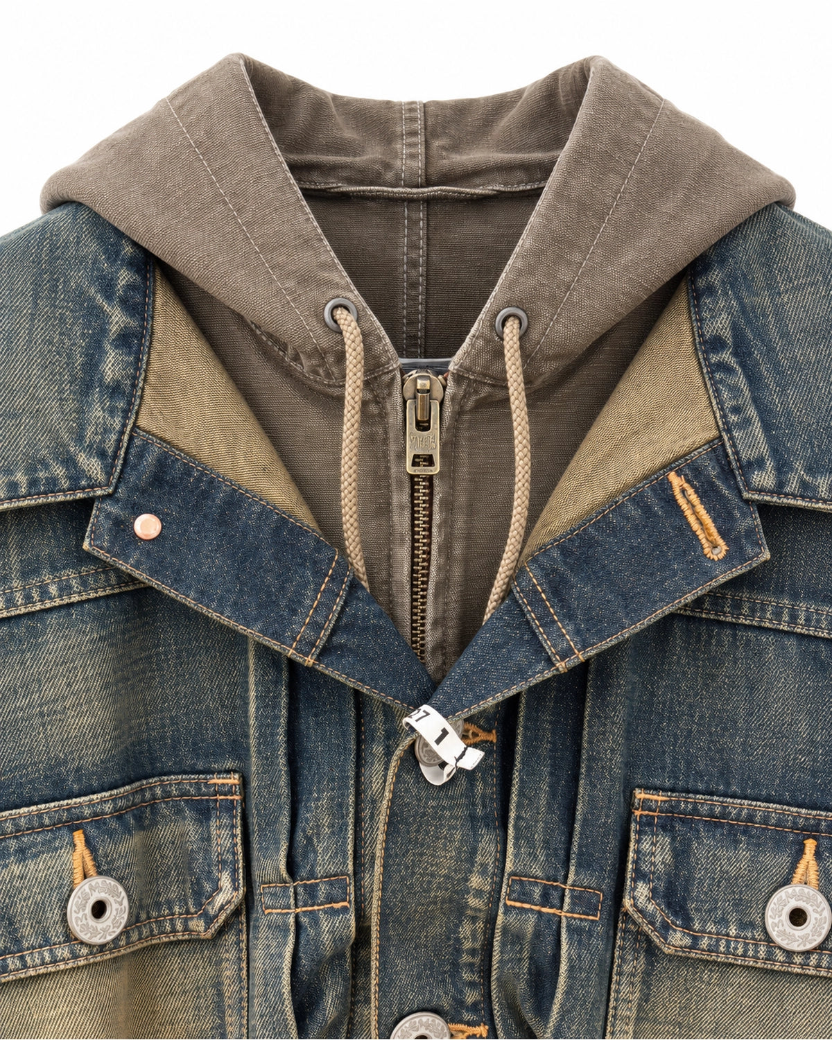 Maison MIHARA YASUHIRO / Shifted Layer Denim Jacket (A17BL023)