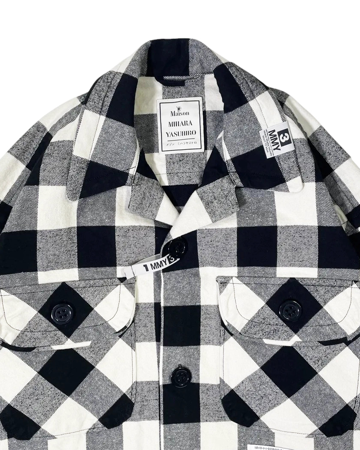 Maison MIHARA YASUHIRO / CHECK SHIRTS (A15SH086)