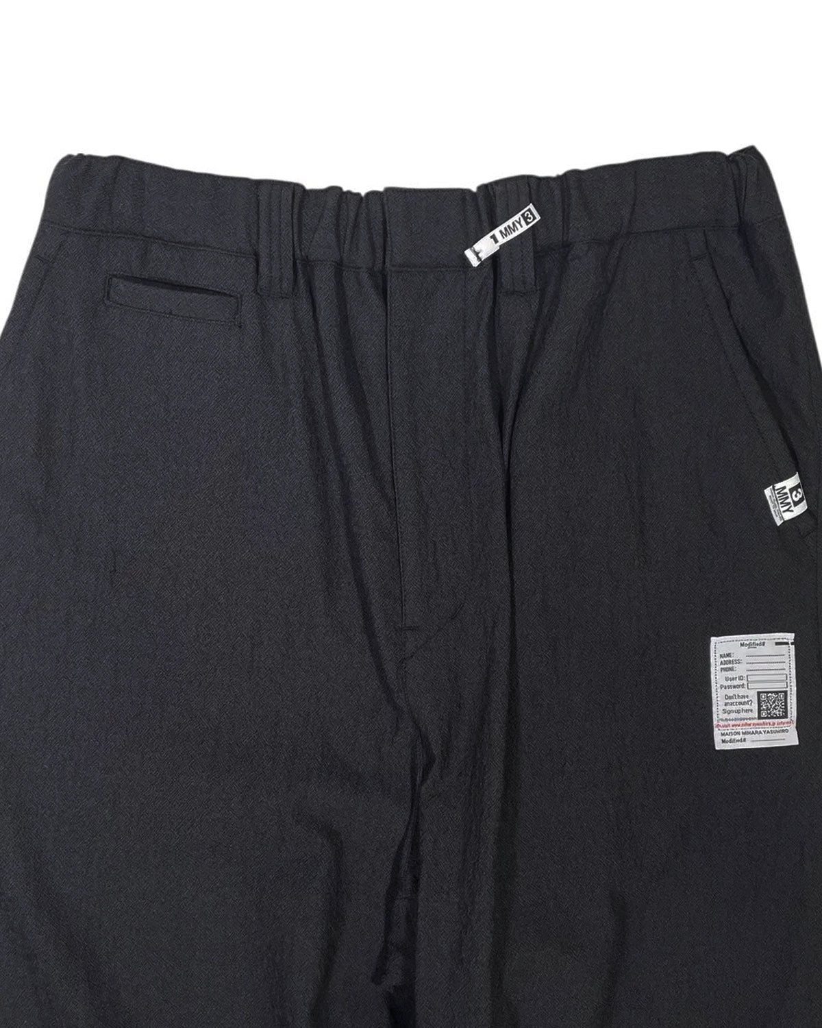 Maison MIHARA YASUHIRO / SLEEVE LAYERED TROUS (J15PT132)