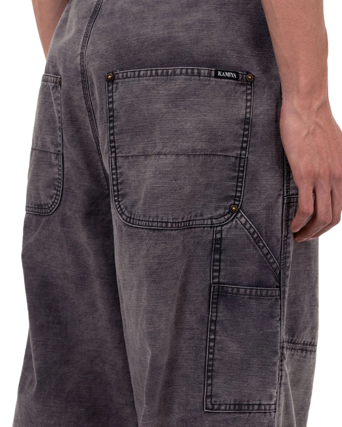 KAMIYA / Satin Painter Pants (G14PT025)