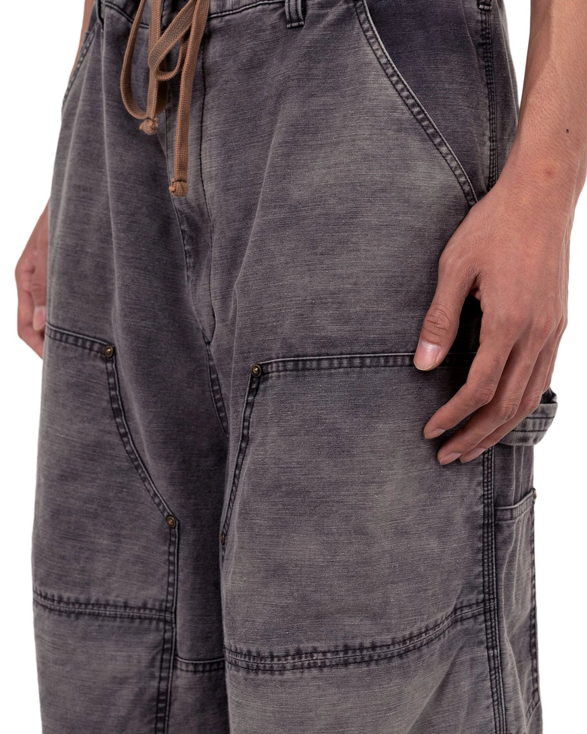 KAMIYA / Satin Painter Pants (G14PT025)